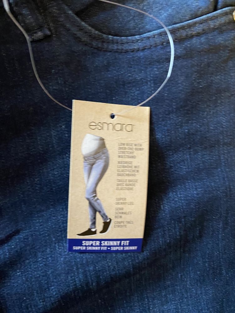 Nowe jeansy ciążowe esmara lidl 38
