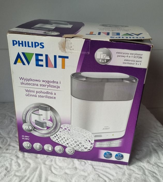Elektryczny sterylizator parowy 4 w 1 Philips Avent SCF286