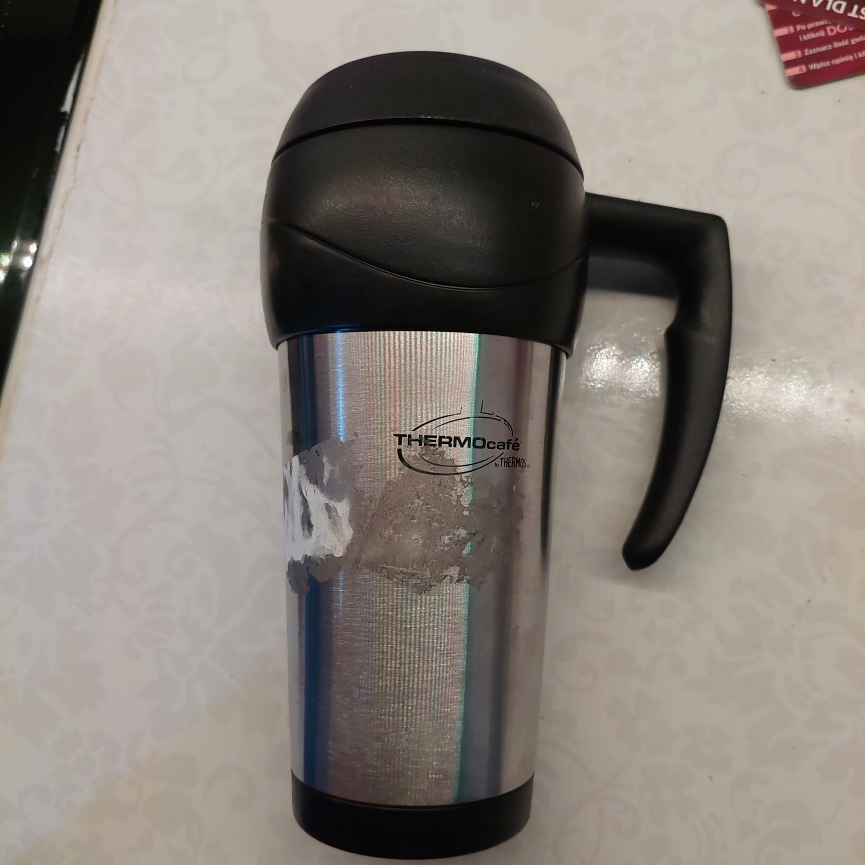 Thermos Thermocafe stalowy kubek podróżny, 0,4 litra, 1 sztuka. Prakty