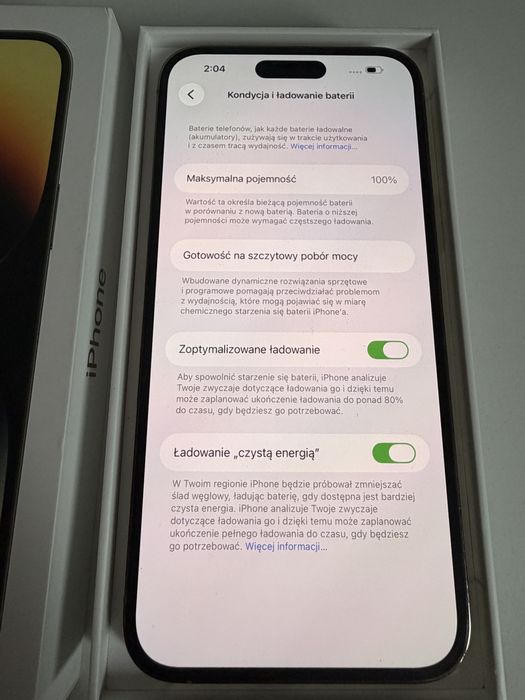 iPhone 14 Pro Max 128gb Gold Stan Idealny Bateria 100%