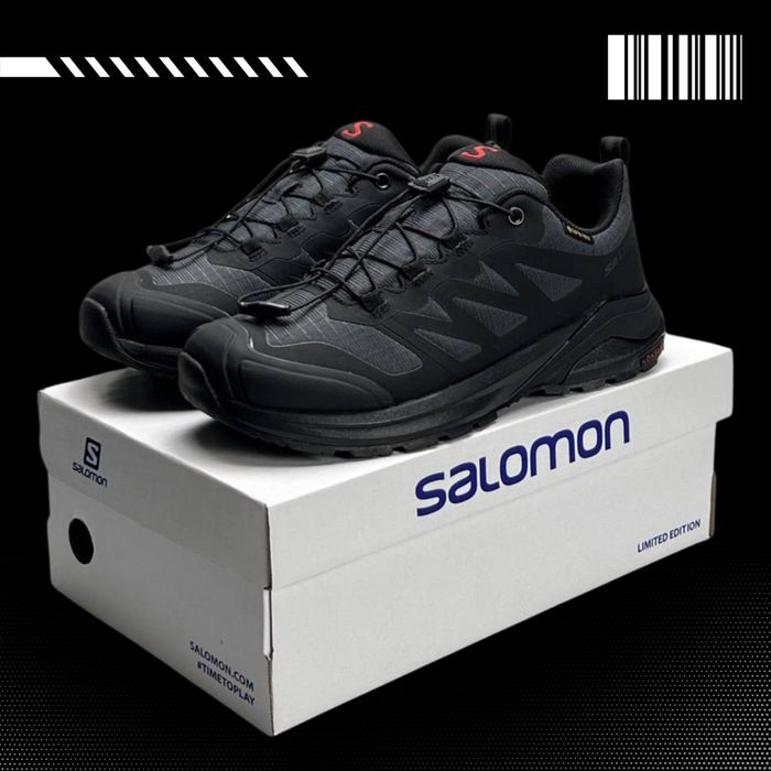 Salomon X ADVENTURE GTX Grey Black - зимні чоловічі кросівки