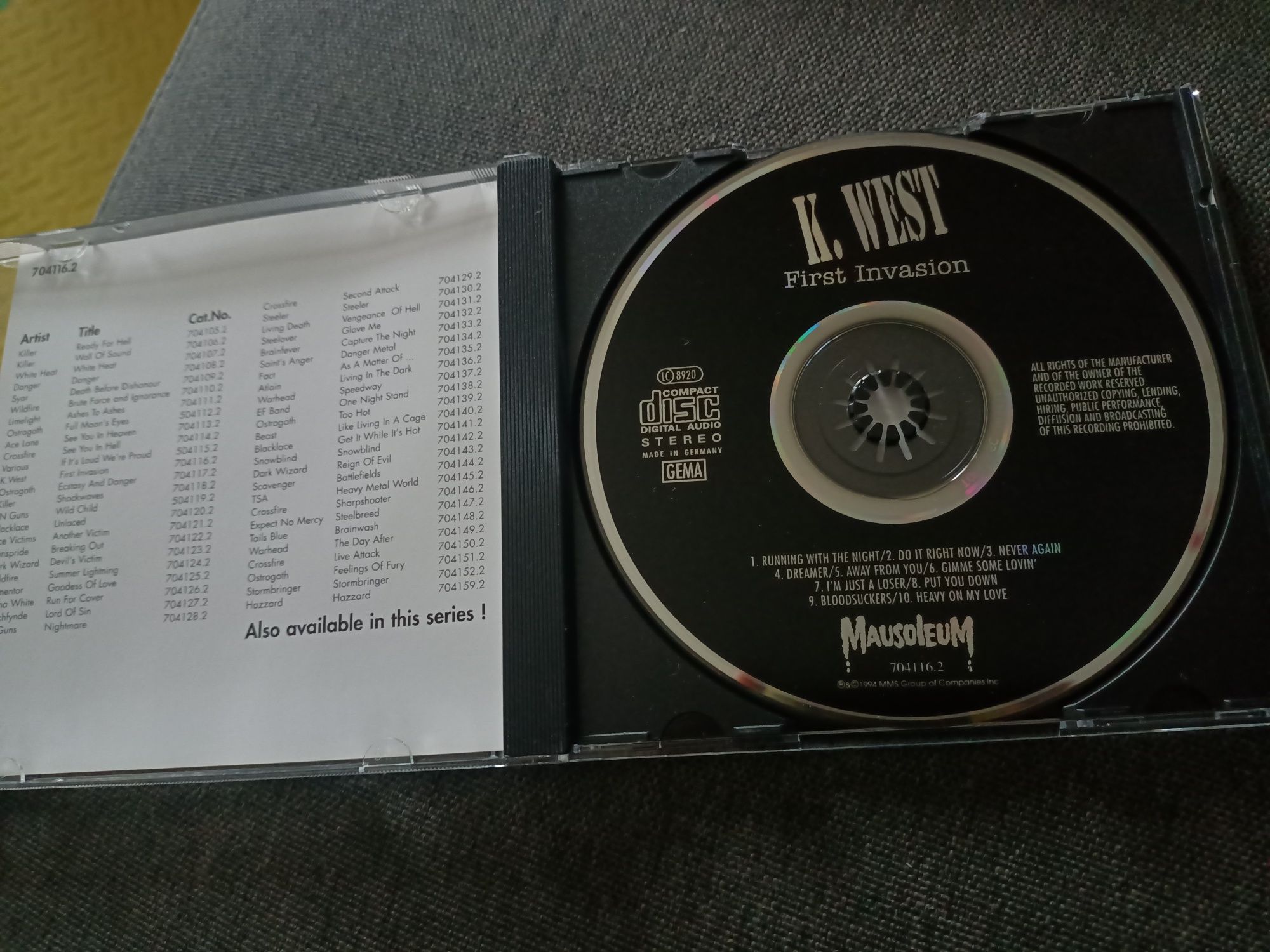 K. West - First Invasion (CD, Album, RE, unoffical)(nm)