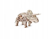 Triceratops - drewniane, mechaniczne puzzle 3D