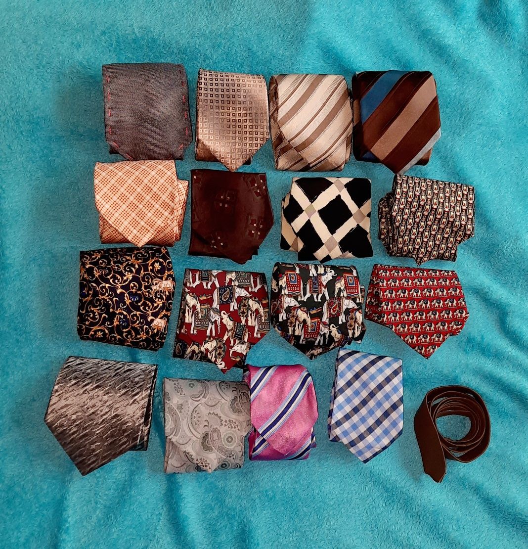 Шовкова краватка галстук hugo boss Fabric Zurich H&M olymm silk вінтаж