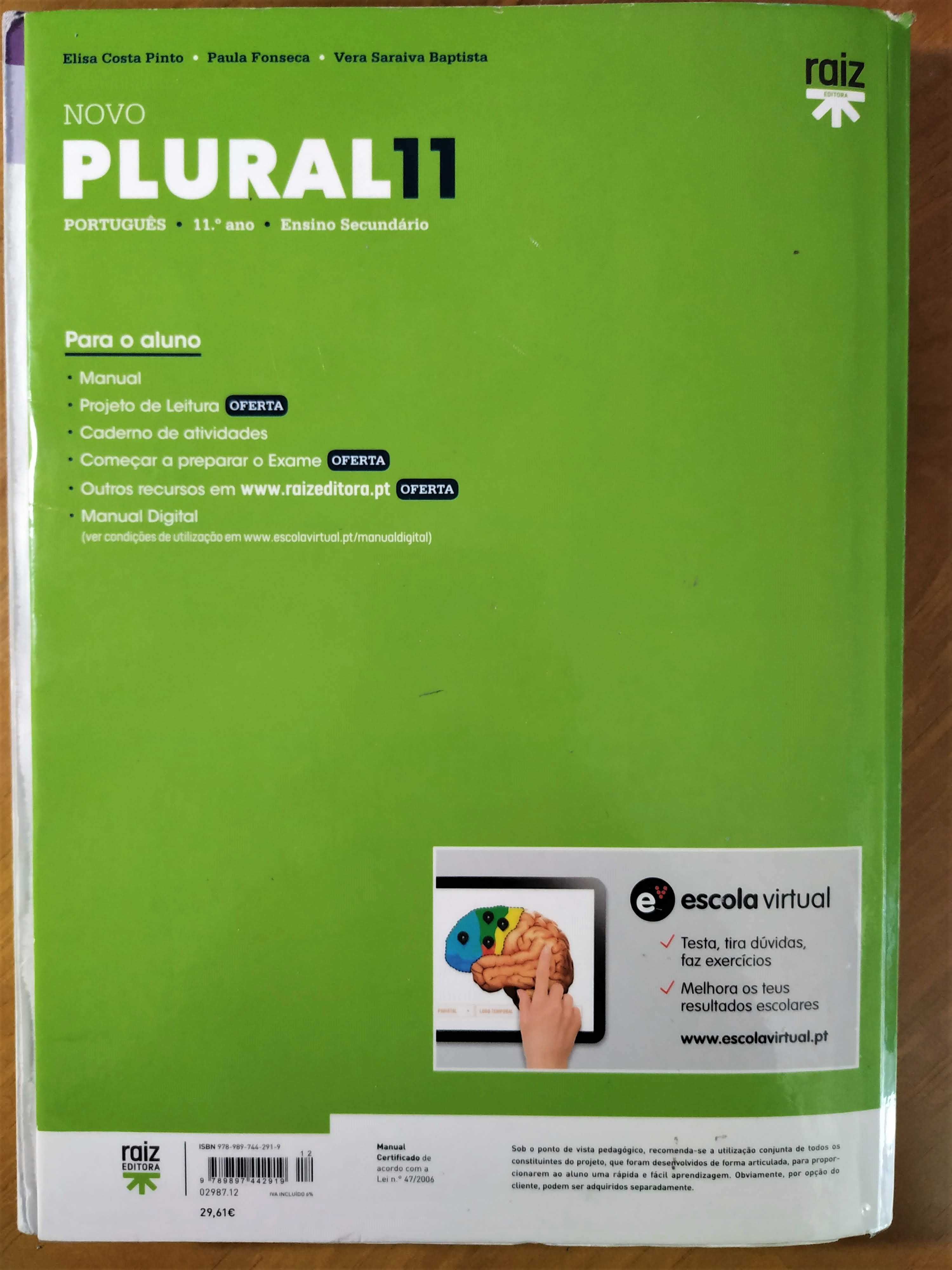 Livro Plural 11 (ca + manual)