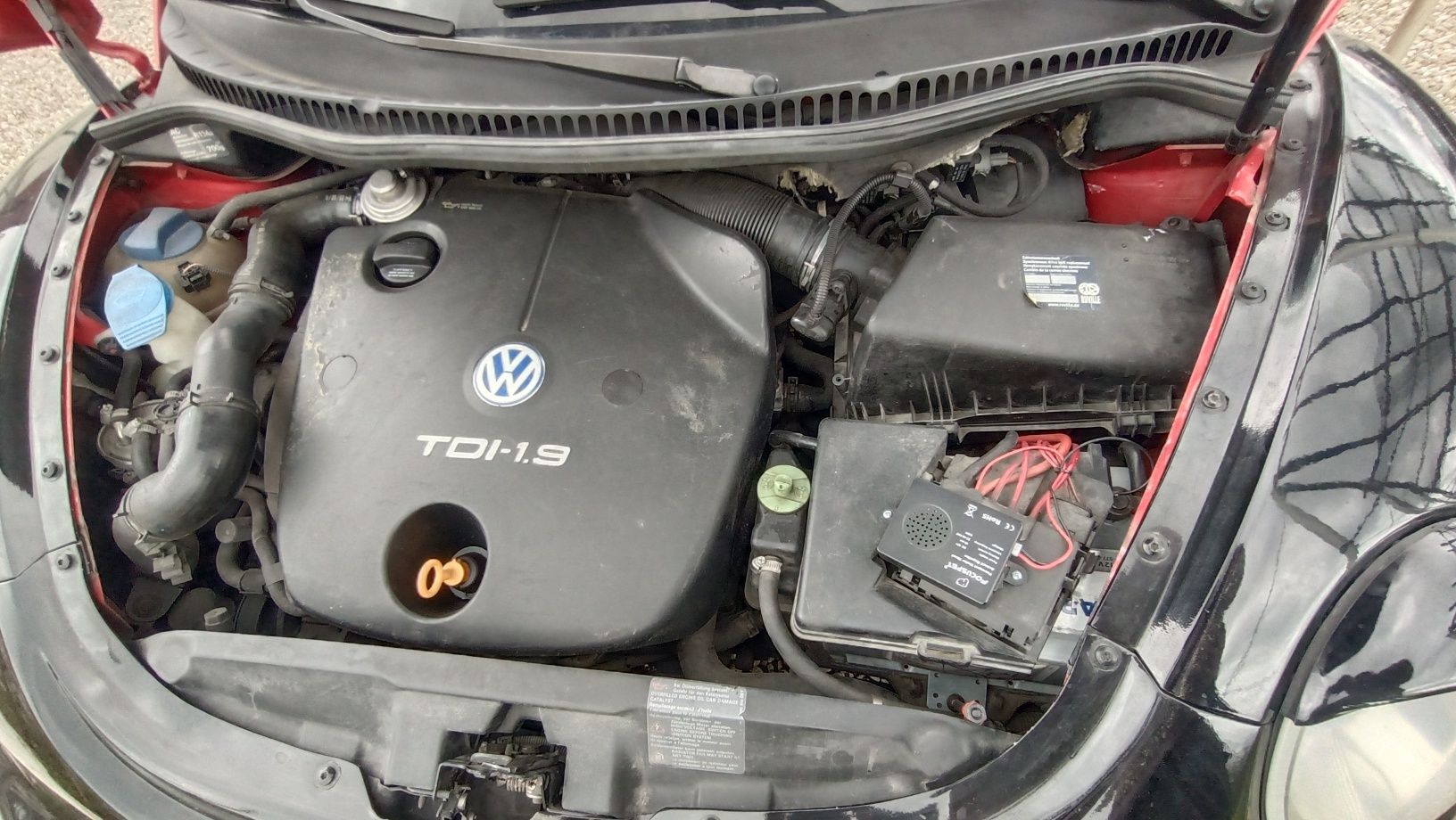 VW New Beetle GARBUS 1,9 TDi 90KM Bogata wersja  Klima FallDach EleSz