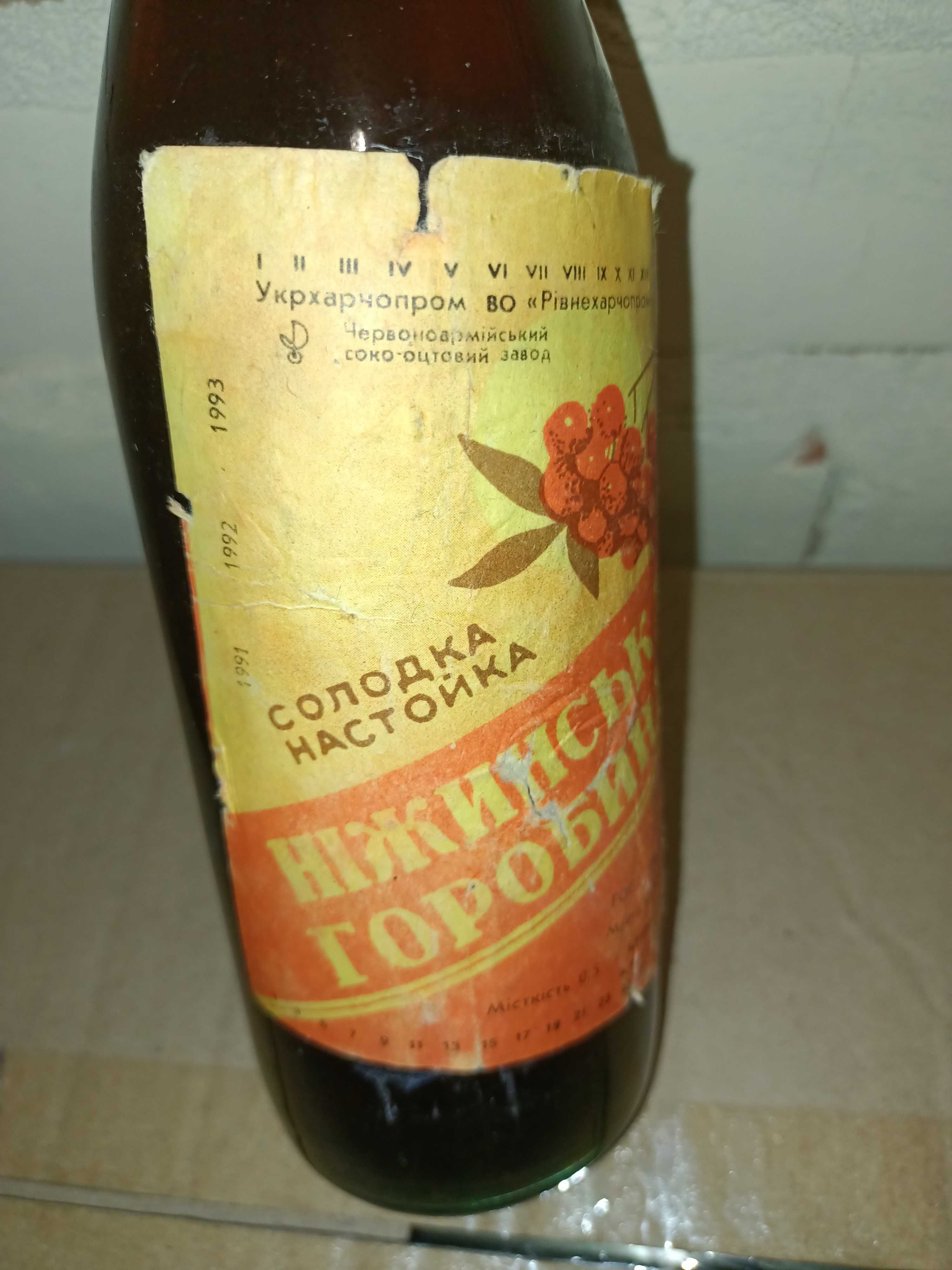 Бутилка вінтажна з минулого