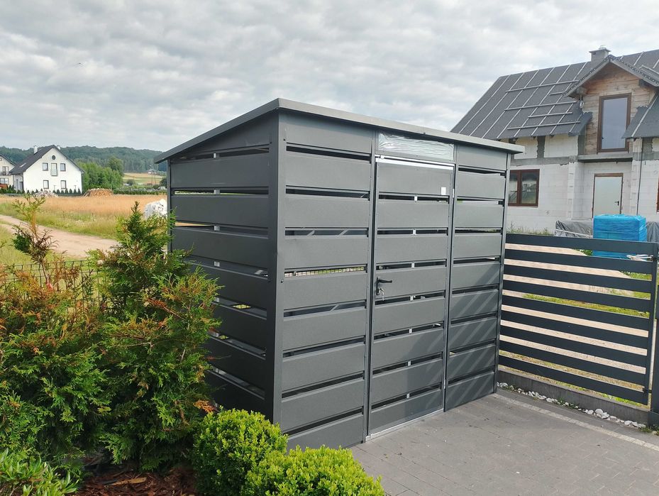 Wiata śmietnikowa panelowa NISKA CENA