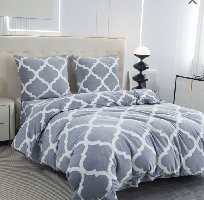 Komplet pościeli polarowej miś 220x200 Cotton World SHY-3134