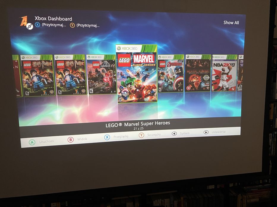 Xbox 360 JASPER (2009) | 320GB | Aurora | Po SPA | Gry