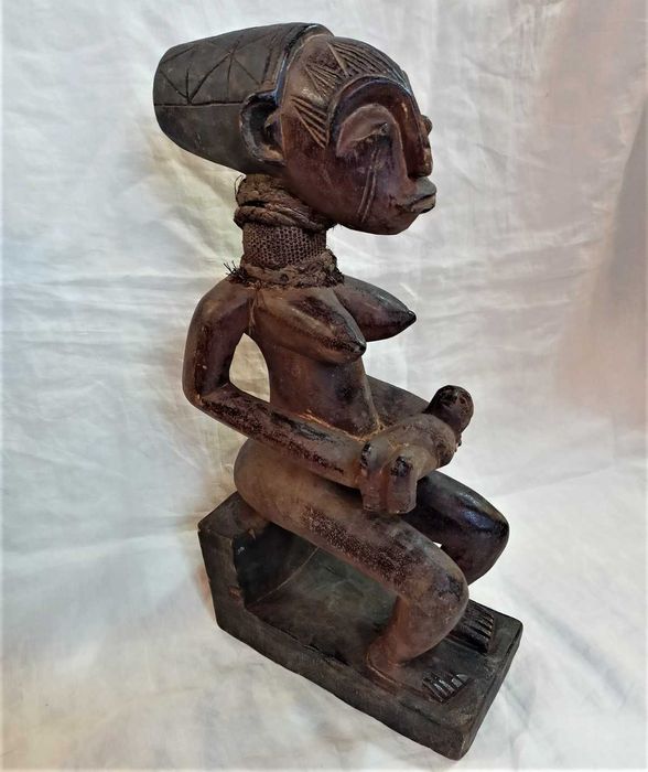 Escultura Tribal Madeira Congo