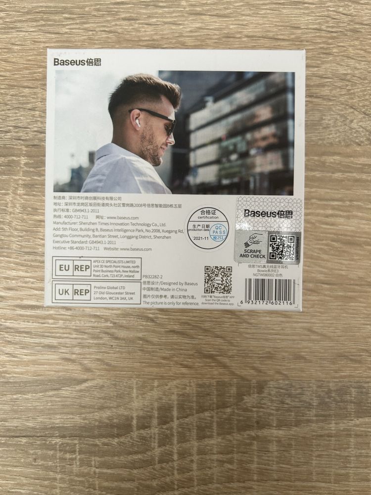 Sluchawki bezprzewodowe baseus.
