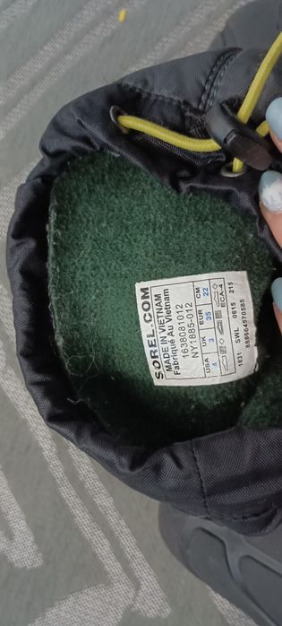 Buty śniegowce SOREL r. 35, dł. 22 cm