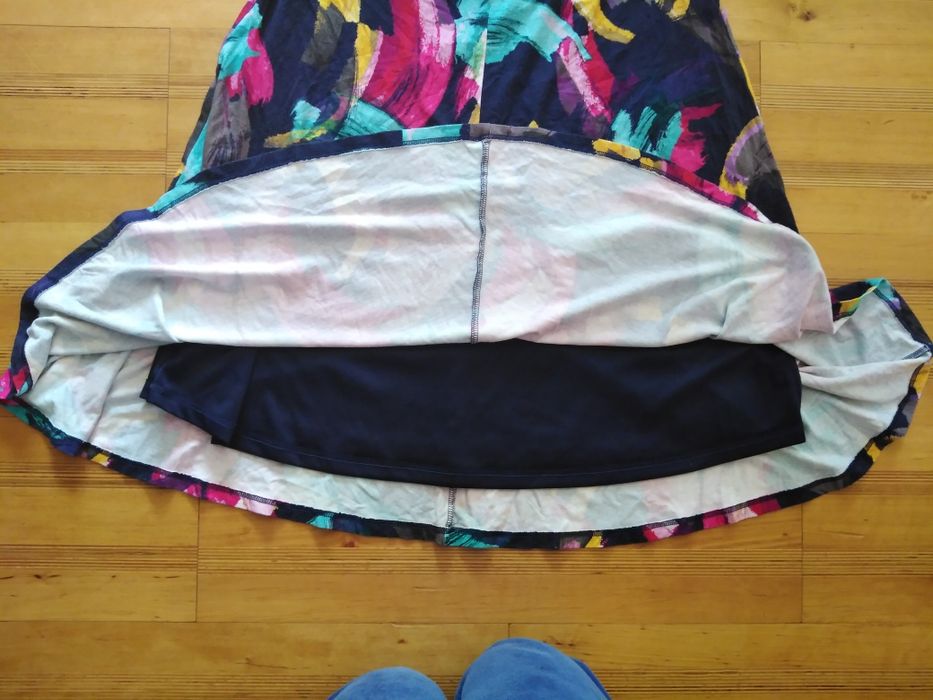 Spódnica kolorowa, 92% viscoza, rozmiar M