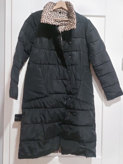 Długa kurtka zimowa damska M
