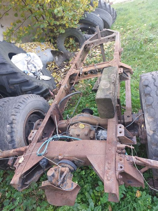 Rama z osią  przyczepa most ifa w50  jednoosiowa kiper