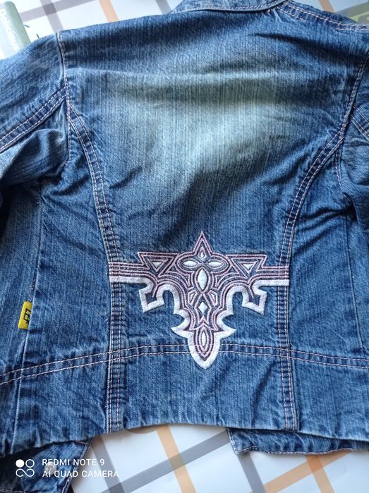 Kurtka jeansowa rozm 104 dla dziewczynki