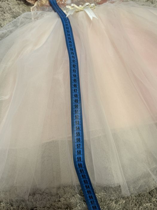 Свʼяткова сукня, пишна, фатинова, рожева, 98,104. 4-5 років