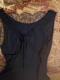 Valentino блуза с гипюром