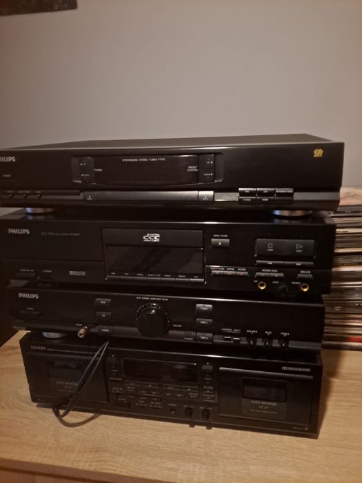 Zestaw Hi-Fi Philips FA741 / DCC730+ magnetofon odtwarzacz cd
