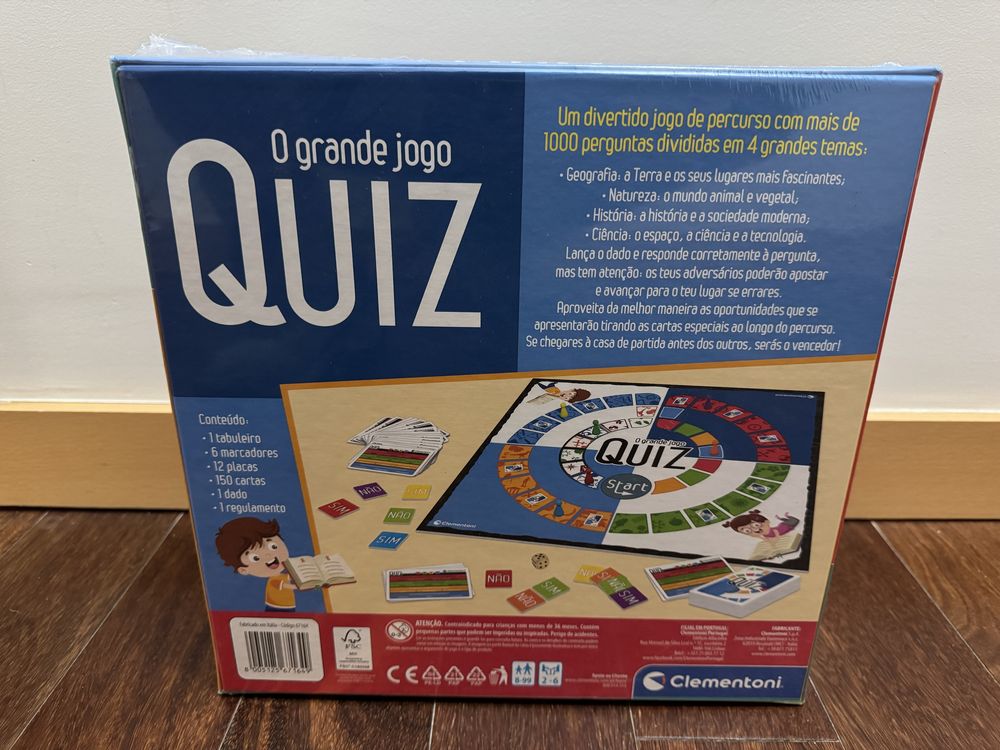 Jogo de tabuleiro quiz