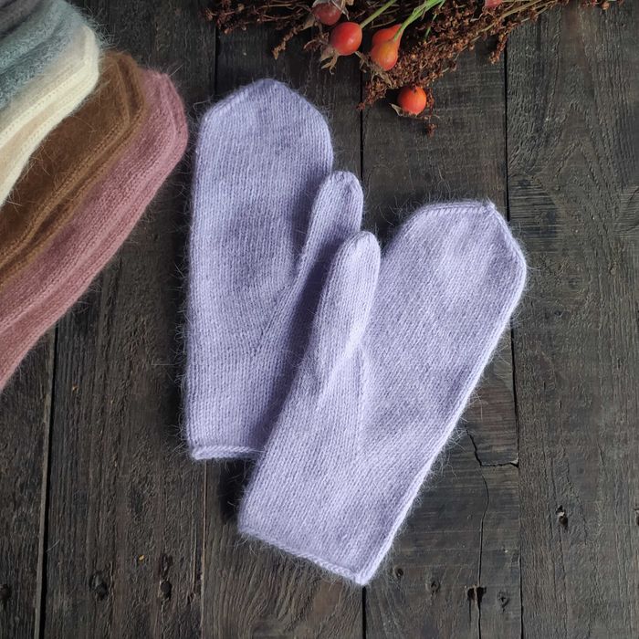 Рукавички пухові, жіночі рукавиці, зимові рукавички.