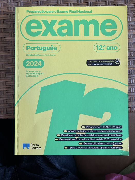 Livro exame portugues 2024