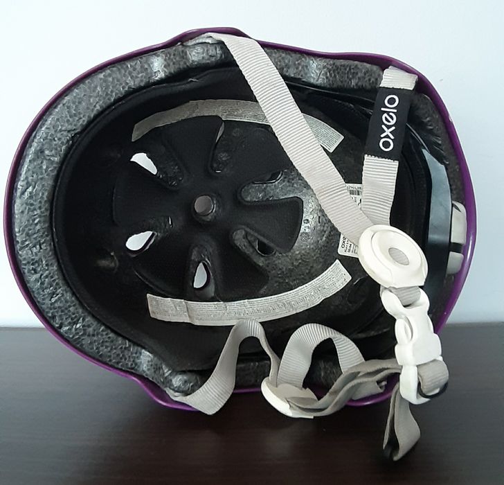 Kask dziecięcy Oxelo fioletowy 50-54cm