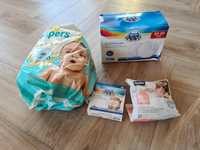 Pampers premium care 1 wkladki laktacyjne majtki poporodowe