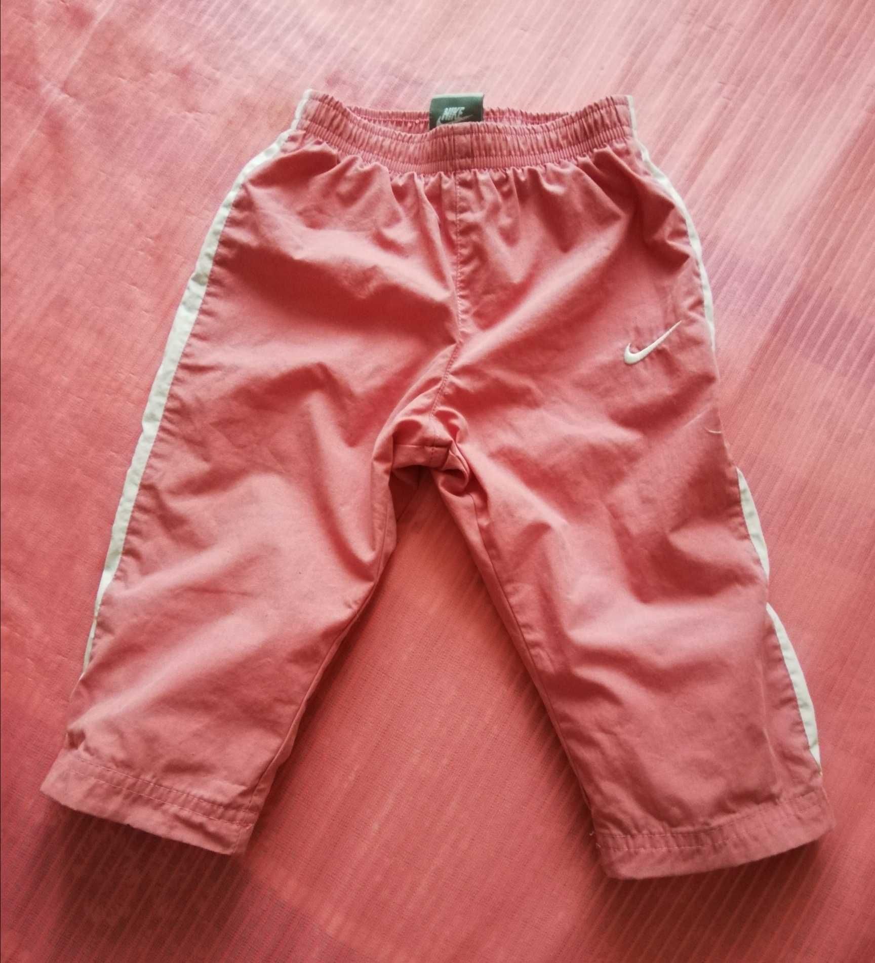 spodnie dresowe Nike różowe 12-18 mcy 80-86cm bdb