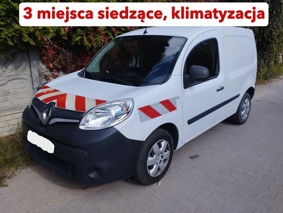 Renault Kangoo  3 miejsca siedzące, klimatyzacja, Faktura VAT - Marża