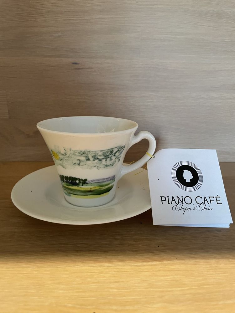 Filiżanka Chopin Piano Cafe 100ml ręcznie malowana