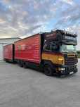 SCANIA R620 tandem z firanką