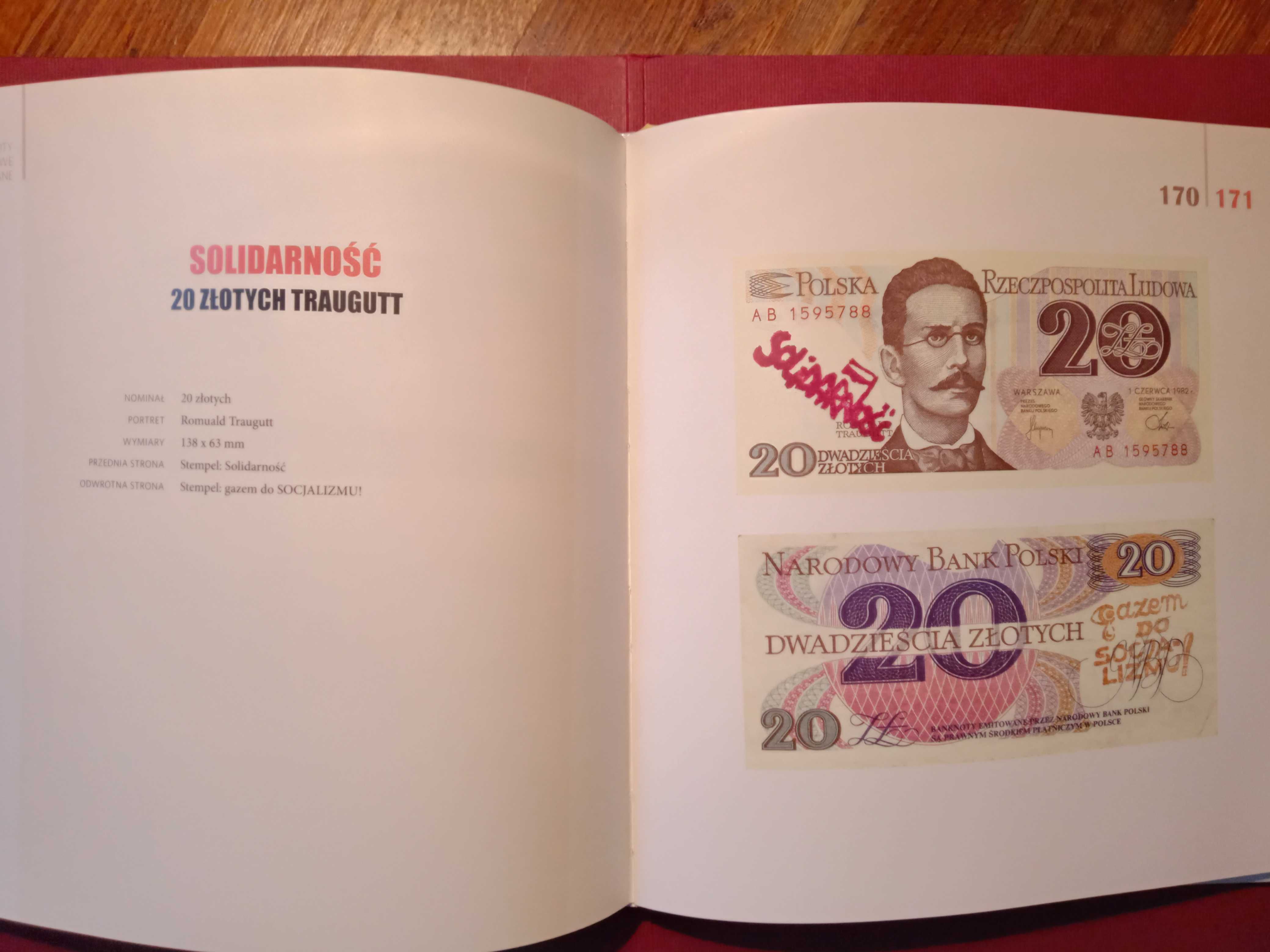 Banknoty polskiego podziemia lata 1975=1989  197 stron