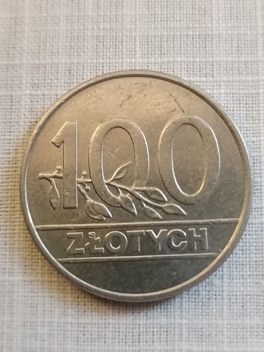 Moneta 100 zł - 1990 r , 20 zł - 1990 r , 10 zł - 1988 r. Komplet