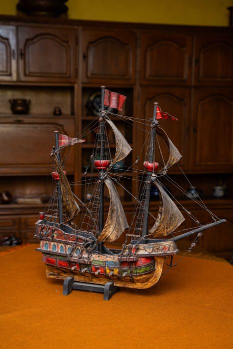 Stary model okrętu Peter von Danzig