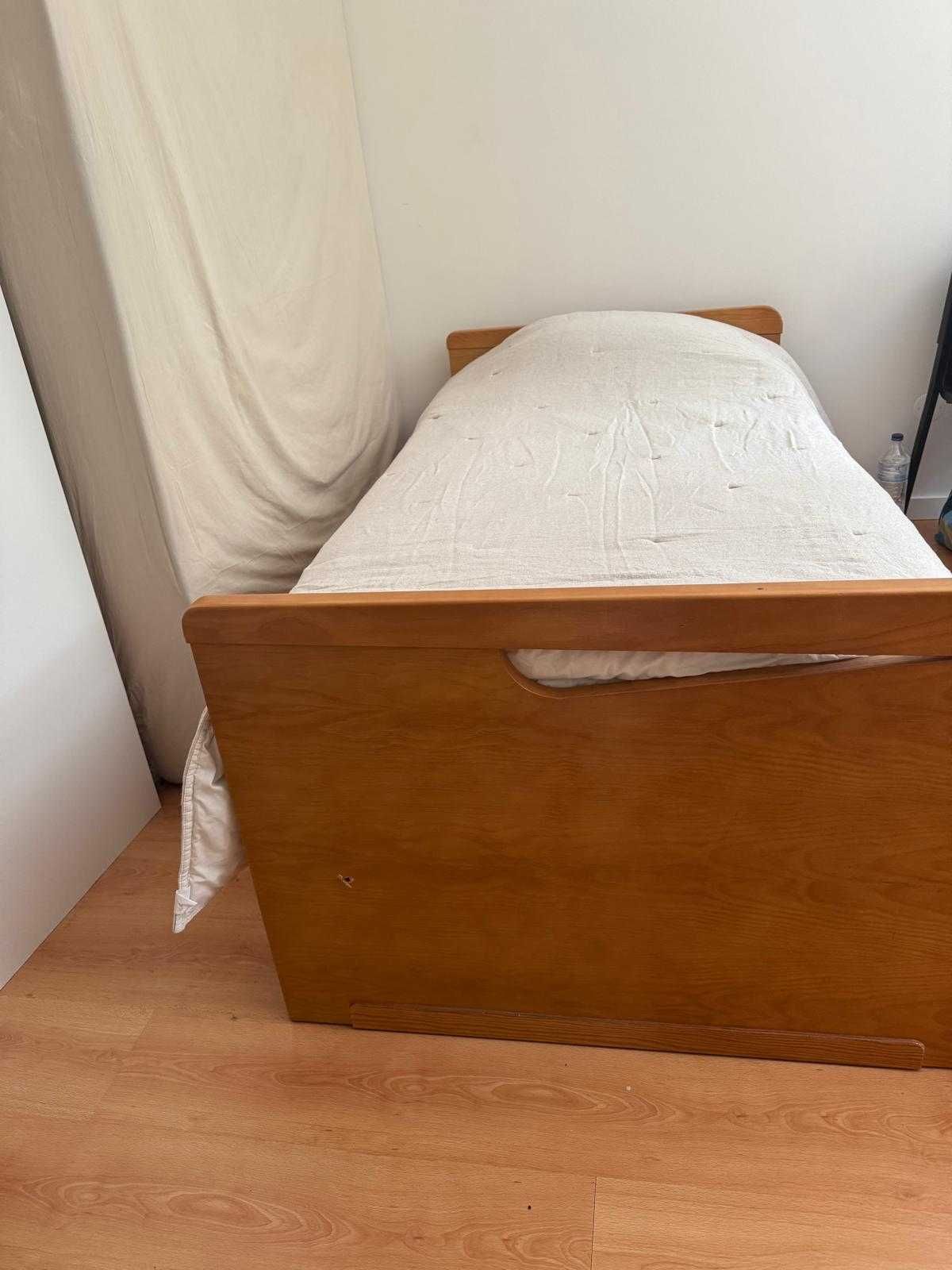 Cama de Solteiro com Gavetão – 90x200 cm