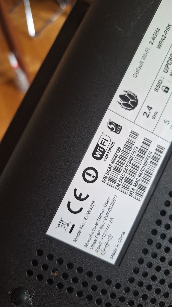 Dekoder UPC Router