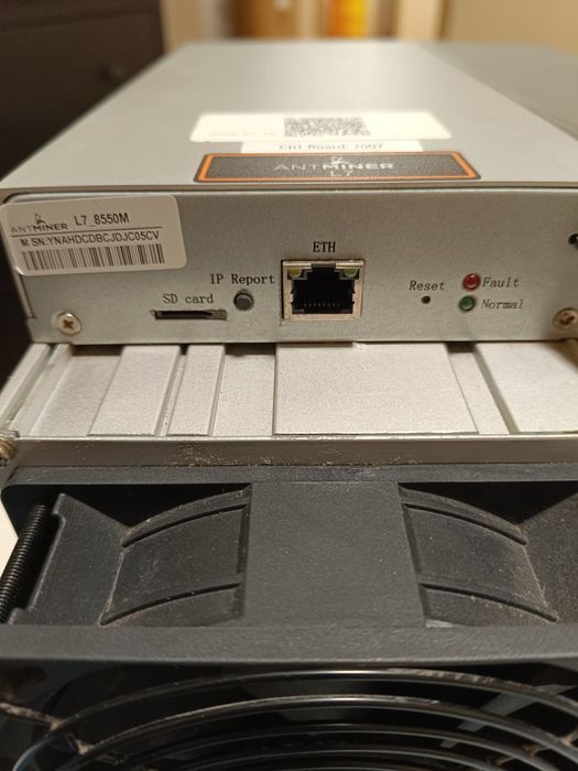 Antminer L7(Doget+LiteCoin)