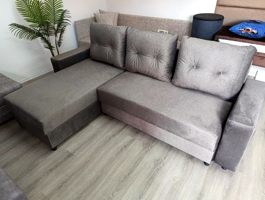 KRYSTEK narożnik wypoczynek rogówka sofa kanapa rozkładana