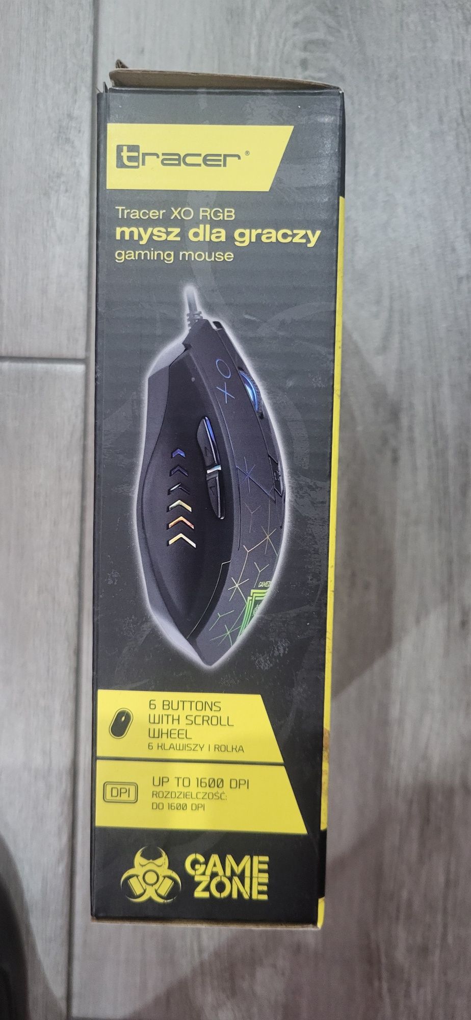 Mysz gamingowa nowa dla gracza myszka rgb