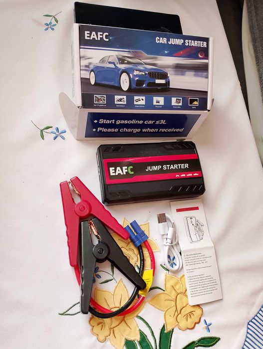 Jump STARTER BOSTER 12V, do Rozruchu Samochodów i Motocykli , Nowy