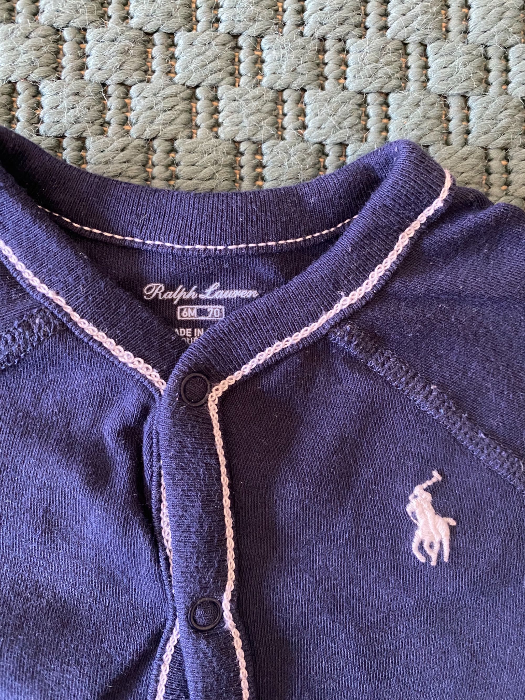 Babygrow Azul Polo Ralph Lauren Original