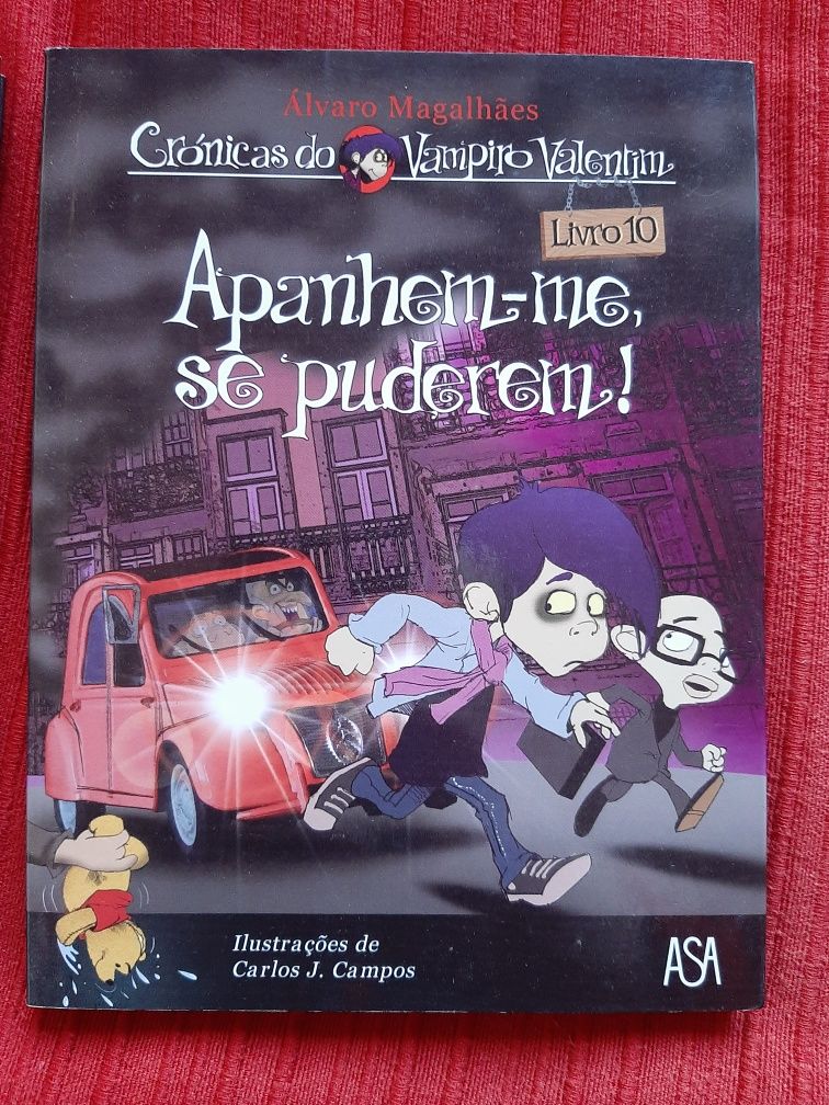Livros da coleção "Crónicas do vampiro valentim"