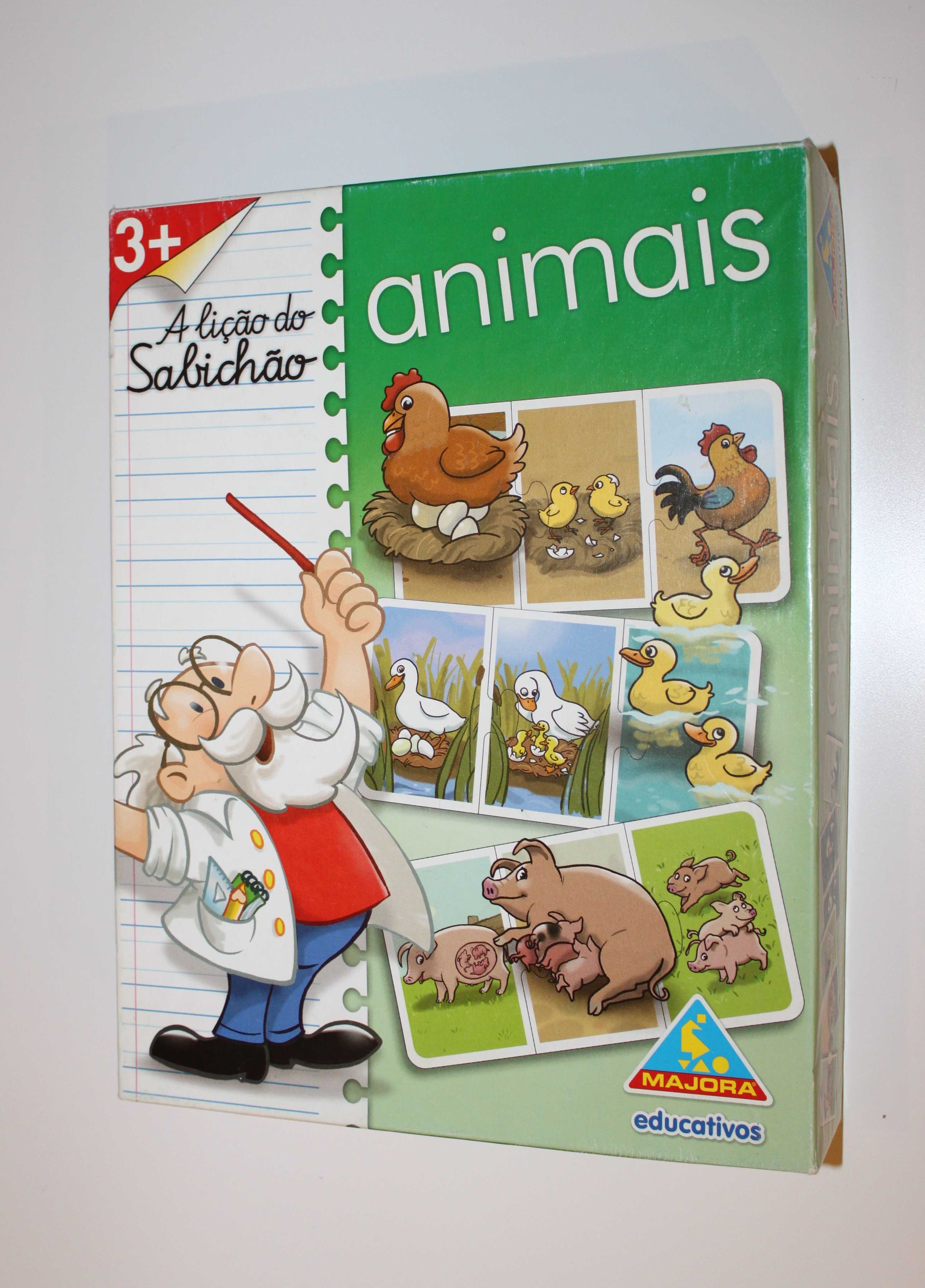 Puzzle animais - A lição do Sabichão