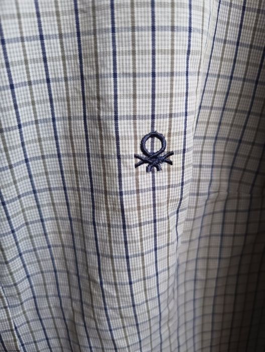 Koszula w krate United Colors of Benetton Rozmiar M