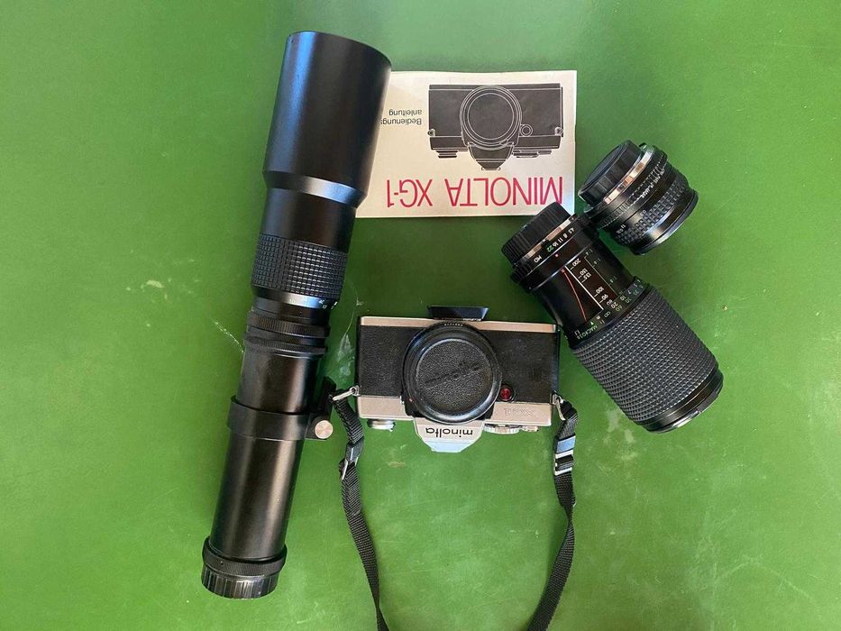 Minolta XG 1 + objectivos