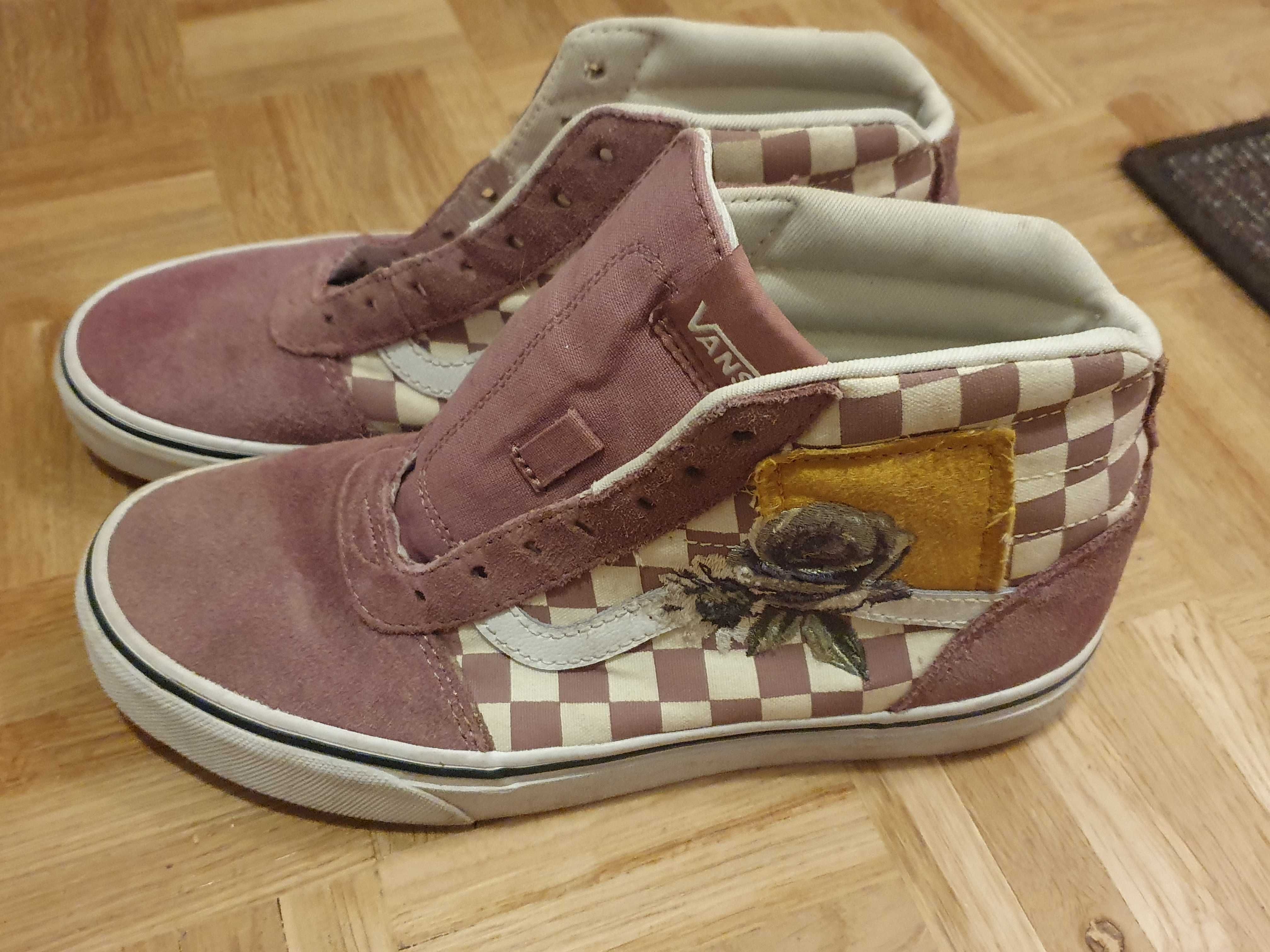 Vans fioletowe stan idealny rozm 38