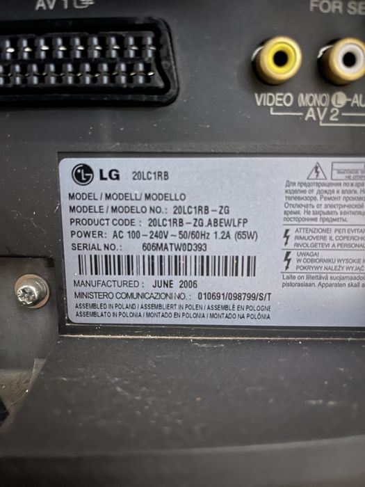 Televisão LG. Bom estado