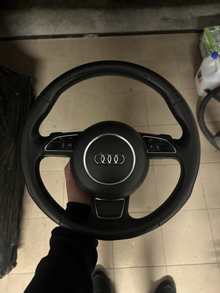 Kierownica z lopatkami Audi A6 C7 A7 komplet stan idealny